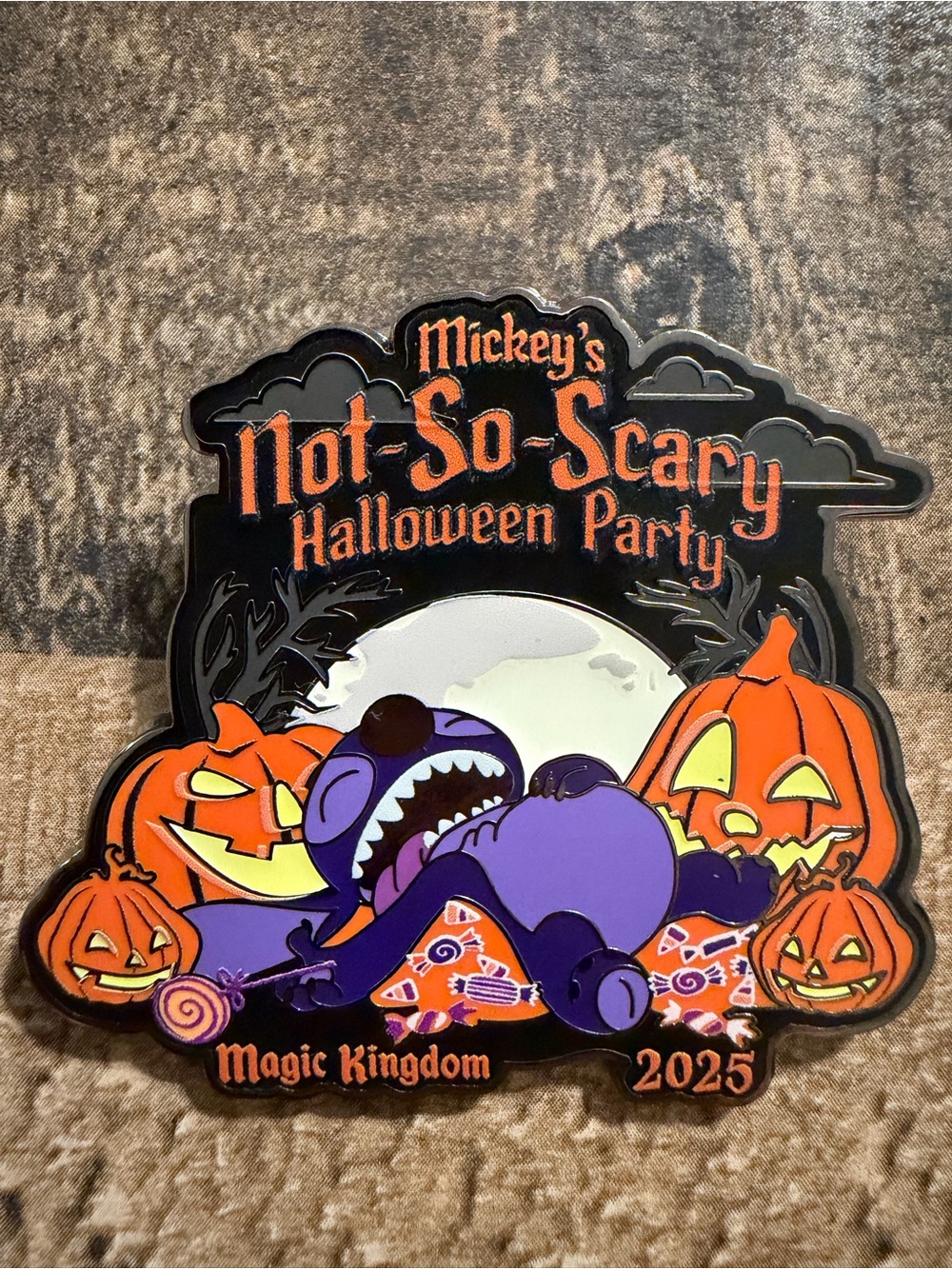Mickey’s Not-So-Scary Halloween Party 2025 Pin Stitch & Candy Limited Edition